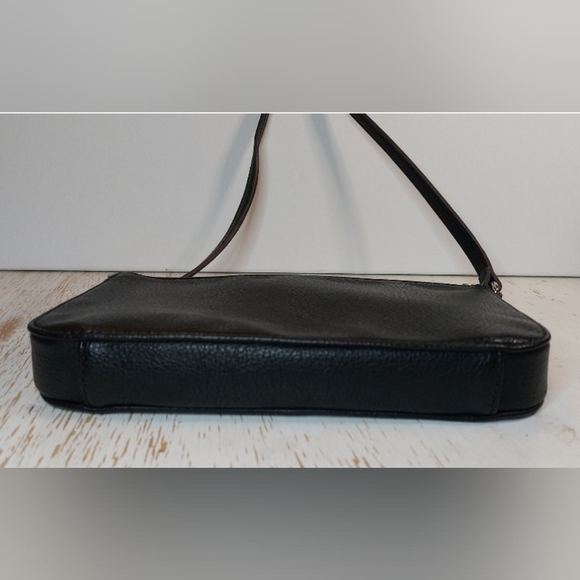 Worthington Woman Mini Purse/Wristlet Vegan Pebbled Leather Wear it Two Ways Bag - Picture 7 of 10